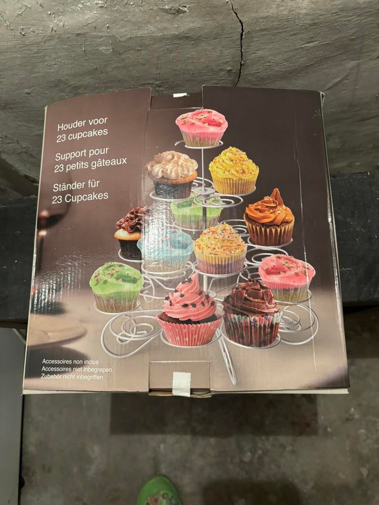 Houder voor cupcakes, Ophalen of Verzenden, Zo goed als nieuw