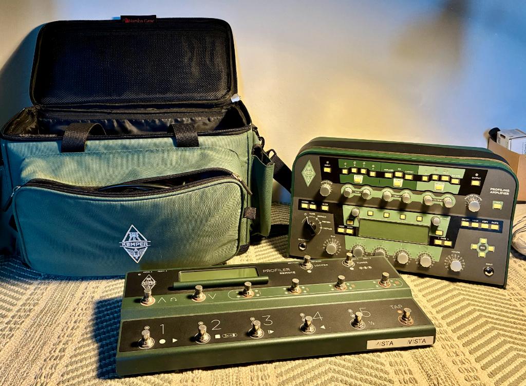 Kemper à vendre – version amplifiée + accessoires, Musique & Instruments, Enlèvement ou Envoi, Comme neuf, Guitare, 100 watts ou plus