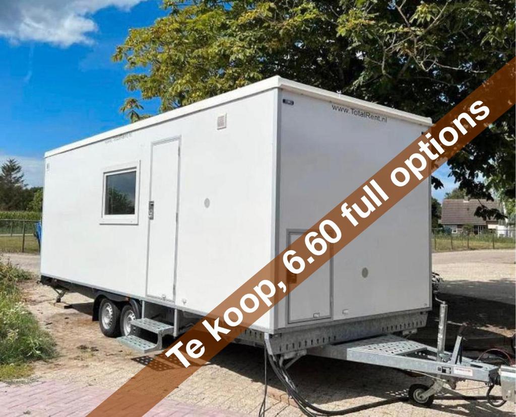 Nieuwe aanvoer complete 6.60 woonunits zgan, Ophalen, Zo goed als nieuw