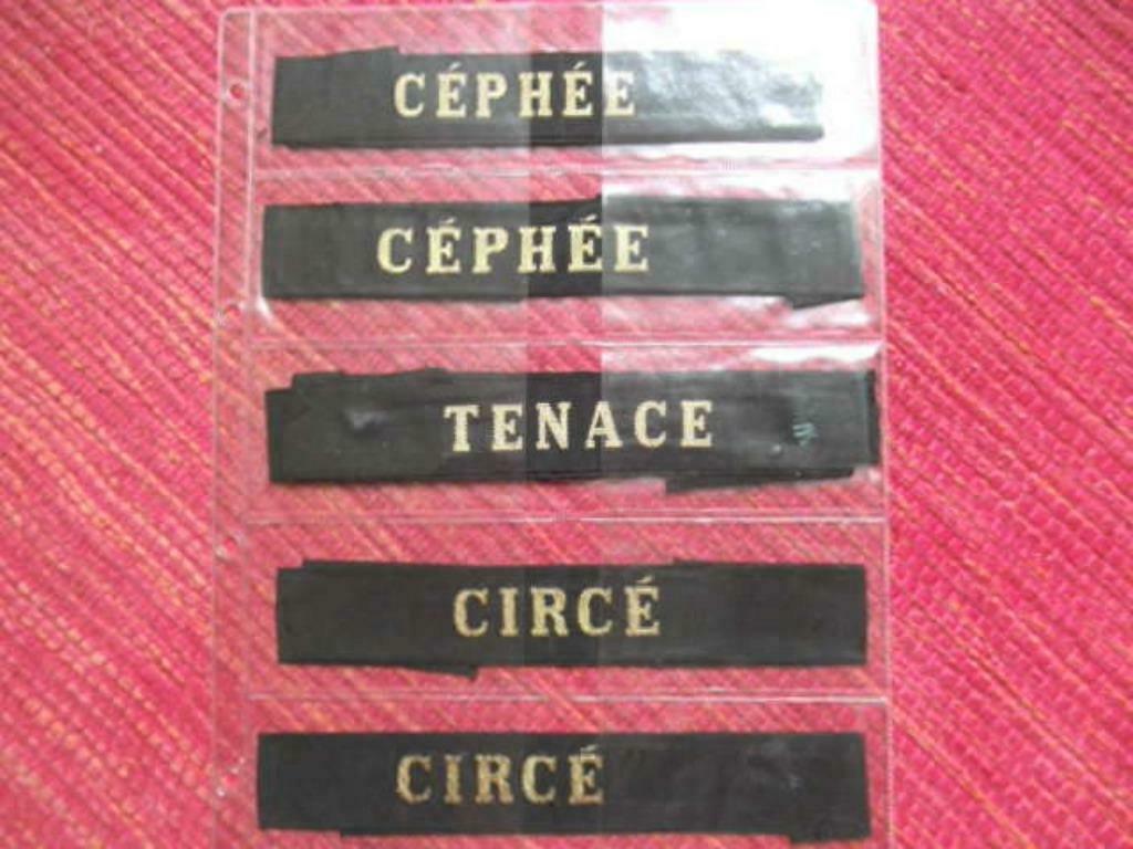 mutslint marine nationale France bachi CEPHEE TENACE CIRCE, Verzenden, Marine