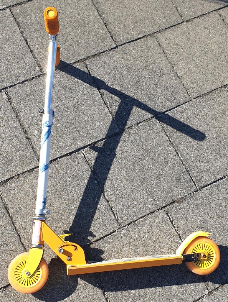 Step oranje, Fietsen en Brommers, Steps, Ophalen of Verzenden, Gebruikt, Gewone step