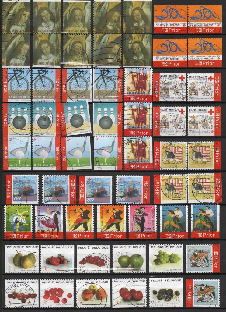 Gestempelde postzegels van België uit boekjes (3), Ophalen of Verzenden, Gestempeld, Gestempeld