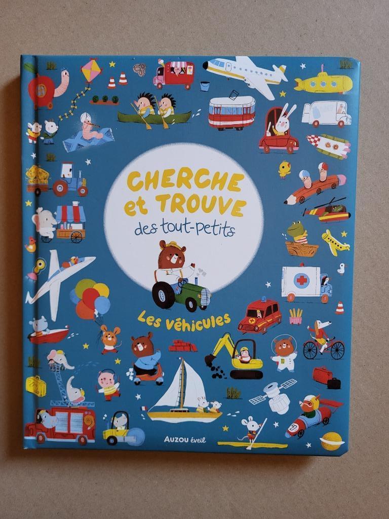 Livre Cherche et trouve pour les tout-petits Véhicules, Livre à déplier, à toucher ou à découvrir, Enlèvement ou Envoi, Auzou