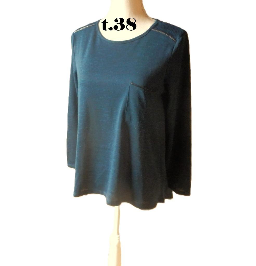 (44)- blouse femme t.38 bleu vert - primark -, Enlèvement ou Envoi, Primark, Taille 36 (S), Comme neuf