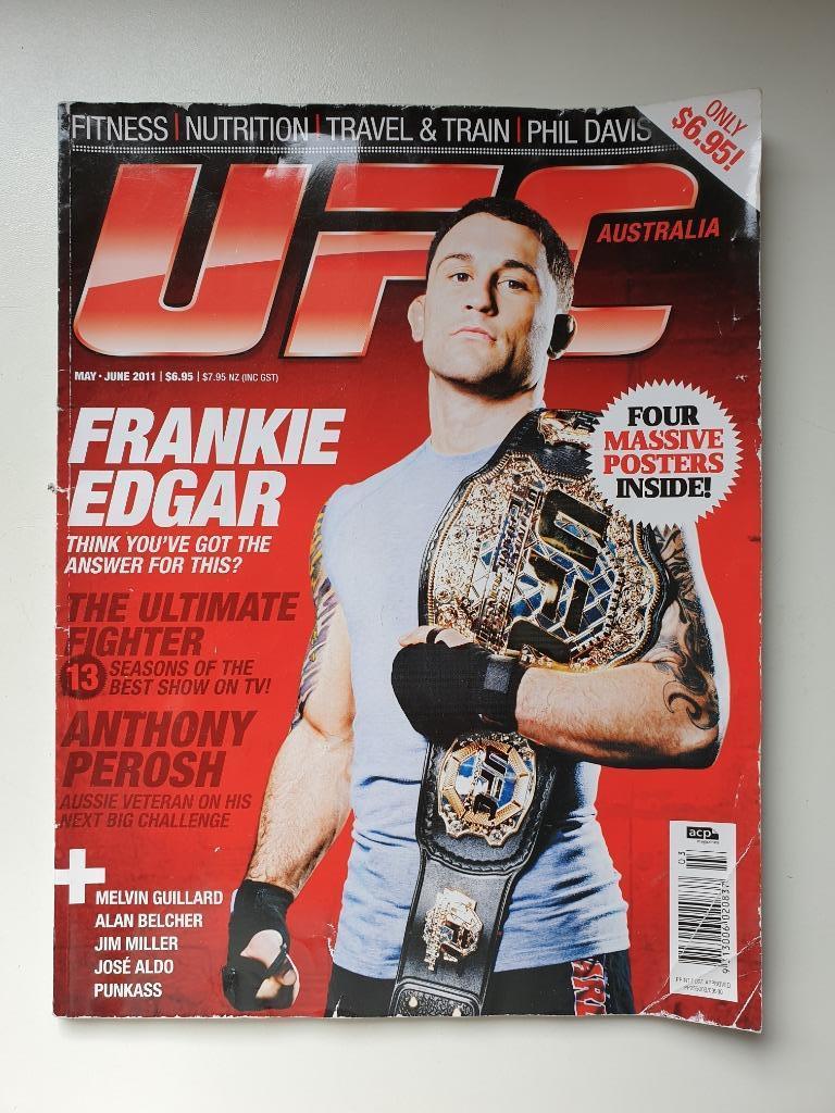 UFC Australia Magazine no. 3 (05-06/2011) FRANKIE EDGAR, Ophalen of Verzenden, Gelezen, Vechtsport