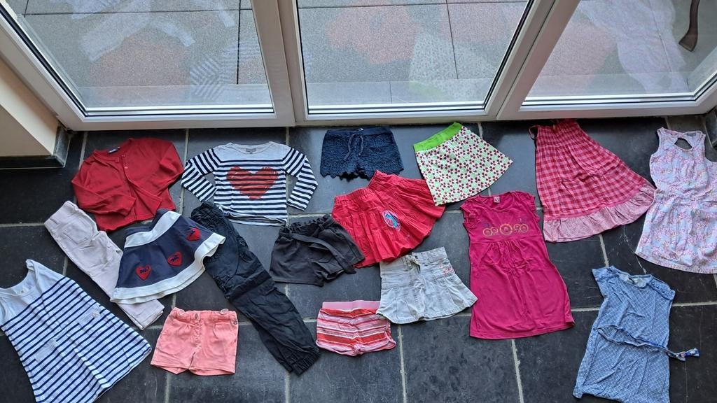 17 delig pakket meisjes kleren maat 110, Ophalen of Verzenden, Zo goed als nieuw, Maat 110