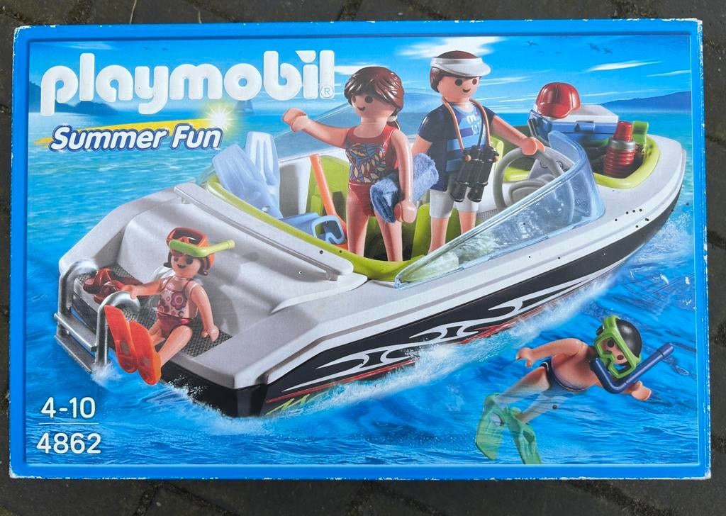 Playmobil 4862 Summer Fun - Speed boat, Kinderen en Baby's, Speelgoed | Playmobil, Ophalen of Verzenden, Zo goed als nieuw