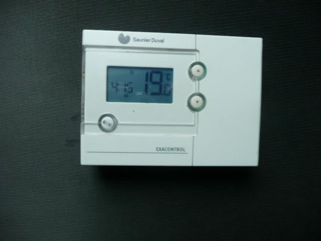thermostat  Saunier Duval;Exacontrol, Enlèvement, Utilisé