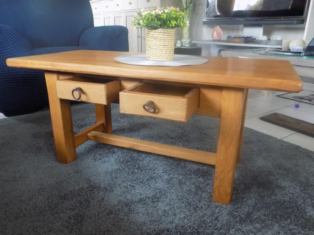 Salontafel in franse eik, Huis en Inrichting, Ophalen