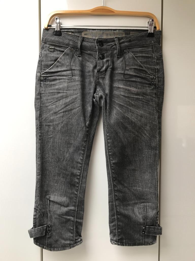 G-Star Raw grijze denim bermuda - Maat 26, Kleding | Dames, Ophalen of Verzenden, Zo goed als nieuw, Driekwart, G-Star