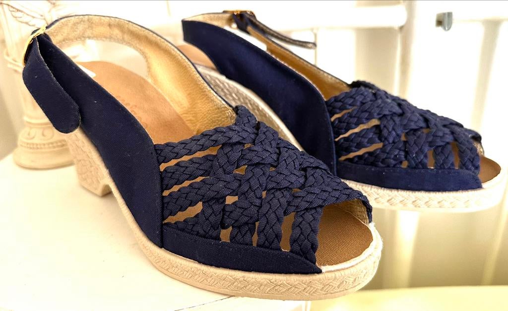 Sandalen van het merk Wapiti. Maat 40, Blauw, Wapiti, Sandalen of Muiltjes, Zo goed als nieuw