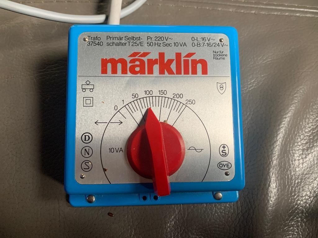 Zware transformator Marklin 37540, Ophalen of Verzenden, Gebruikt, Transformator of Voeding, Märklin