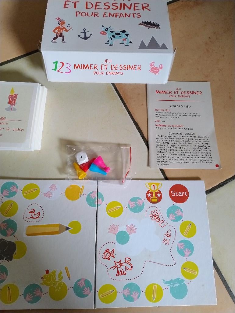 Jeu Mimer et dessiner pour enfants, Enlèvement ou Envoi, Comme neuf, Kangur