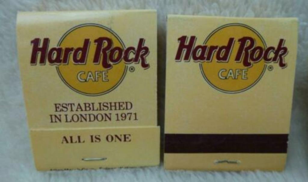 match dossier Hard Rock Cafe nouveau, Collections, Enlèvement ou Envoi, Neuf, Boîtes ou marques d'allumettes