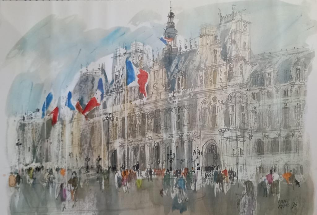 Pierre Pagès - Hôtel de ville de Paris (1976), Enlèvement ou Envoi