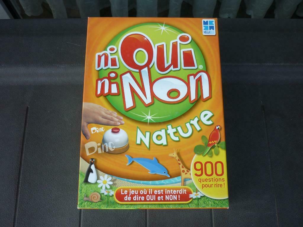 Jeu de société - Ni Oui Ni Non Nature, Hobby & Loisirs créatifs, Trois ou quatre joueurs, Enlèvement ou Envoi, Utilisé, Megableu