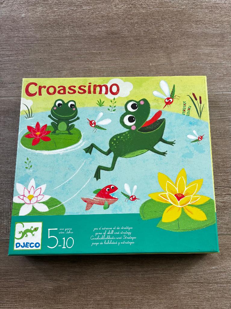 Croassimo spel van Djeco vanaf 5 jaar - nieuwstaat, Kinderen en Baby's, Speelgoed | Educatief en Creatief, Ophalen of Verzenden