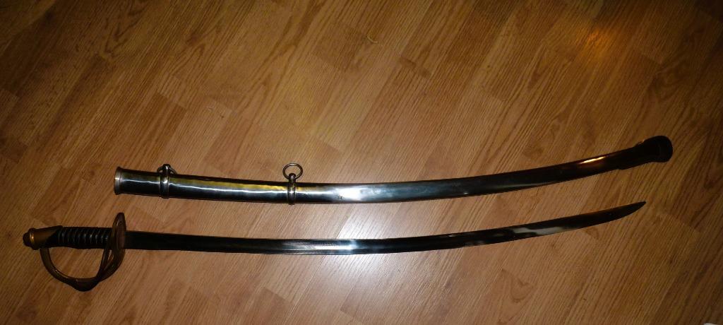 Cavalerie sabel, Ophalen