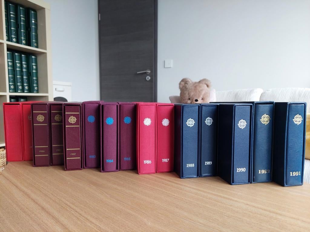 Europa CEPT postzegelalbums, Ophalen