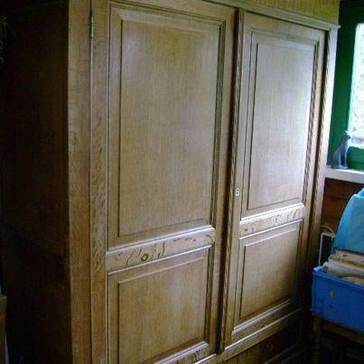 Garde-robe en chêne, Avec tiroir(s), Utilisé, Chêne, Enlèvement ou Envoi