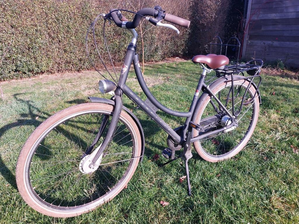 Damesfiets mat zwart Cargo Granville, Ophalen