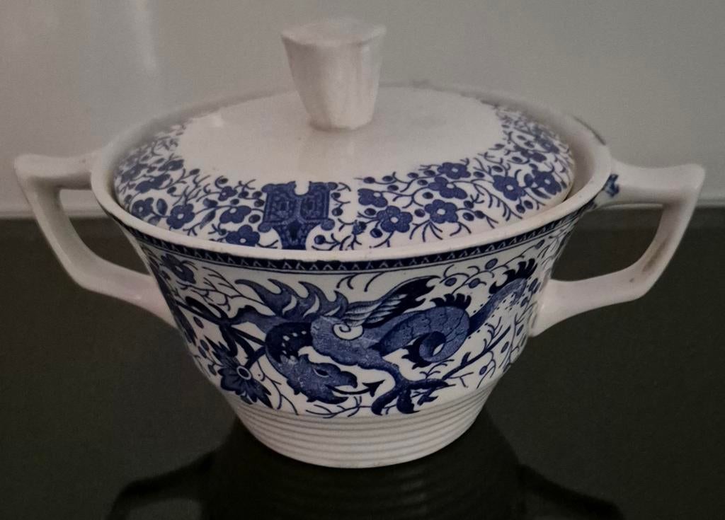 Boch Dragon suikerpot, Antiek en Kunst, Ophalen