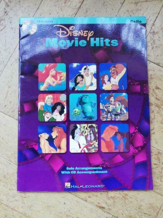 Disney muziekpartituren, Musique & Instruments, Partitions, Utilisé, Musique de films et Bande son, Violoncelle