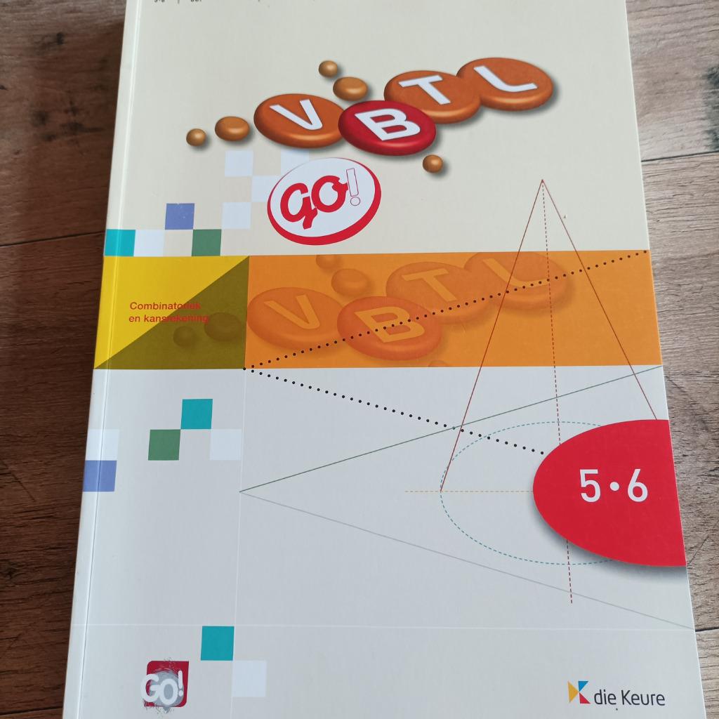 VBTL GO!  5-6 Leerboek combinatoriek en kansrekening Nieuw, Enlèvement, Neuf, Secondaire, Mathématiques A
