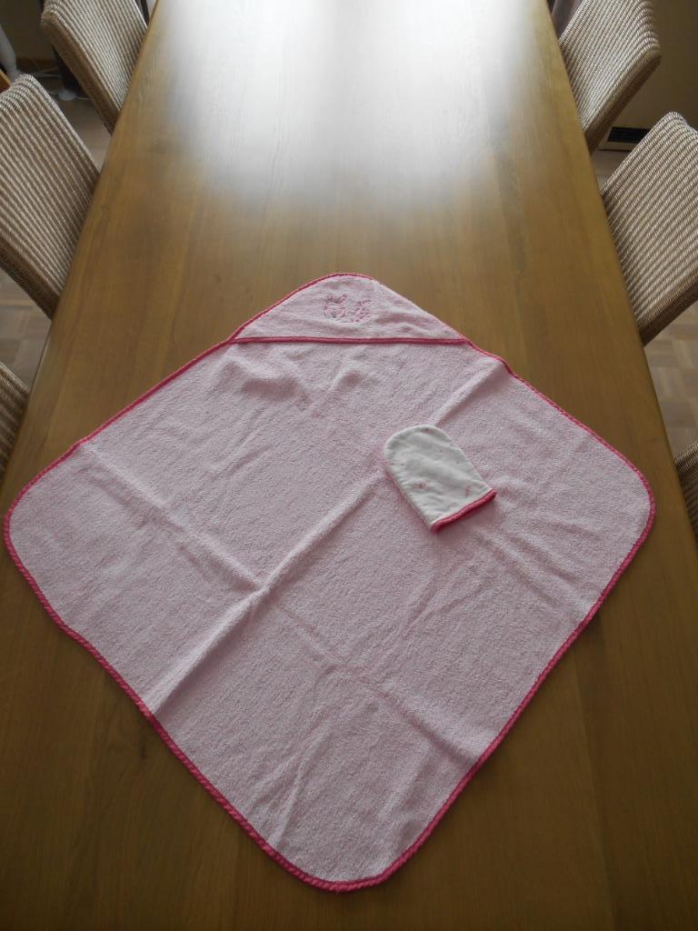 roze badcape baby, Ophalen, Zo goed als nieuw, Overige typen, Overige merken