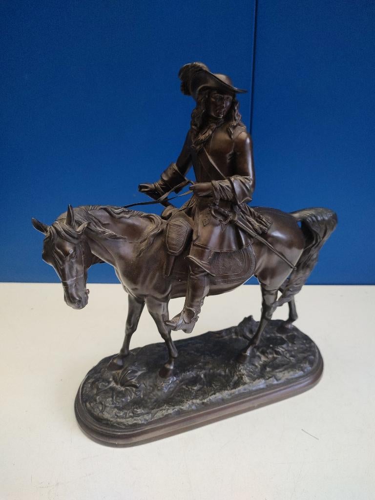 Beeld van Franse ruiter periode Louis XVI, Verzamelen, Militaria | Algemeen, Verzenden