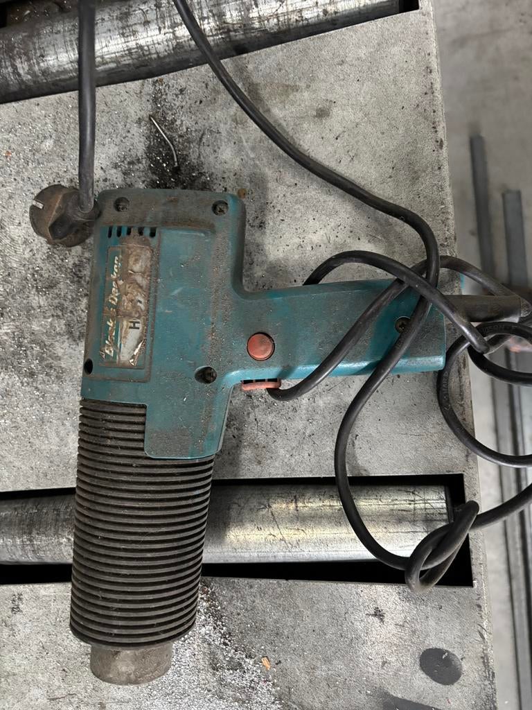Warmeluchtblazer, Ophalen, Gebruikt