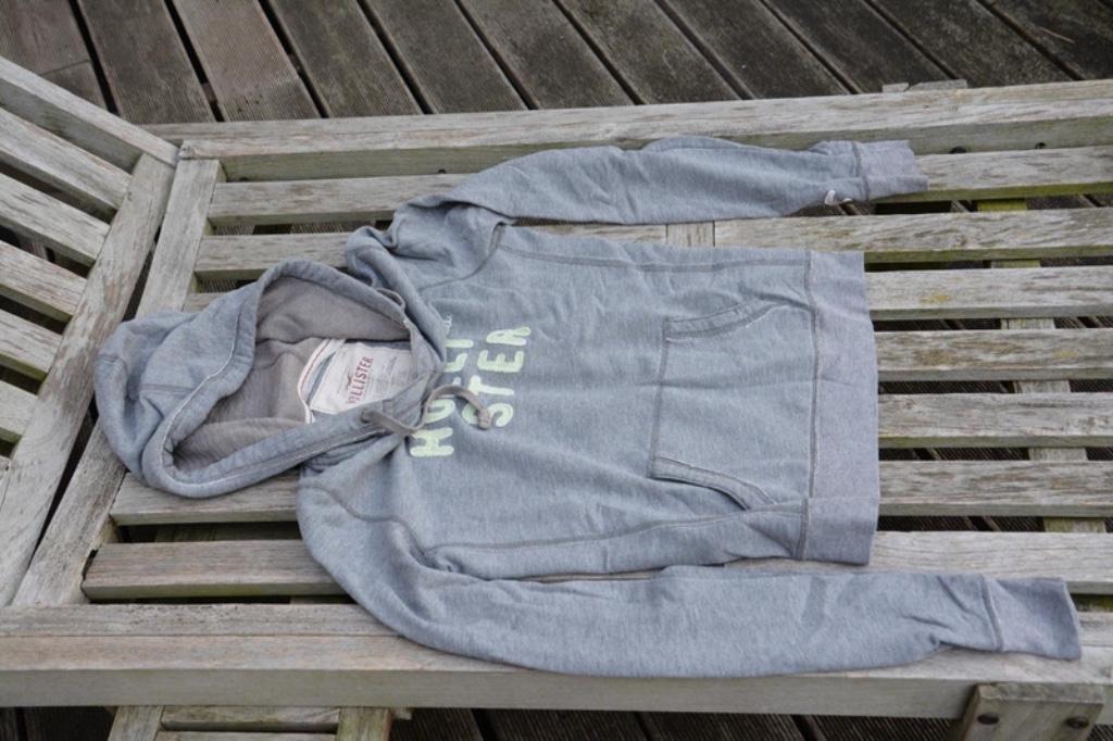 Hoodie Hollister gris L sweat à capuche, Garçon ou Fille, Pull ou Veste, Utilisé, Hollister