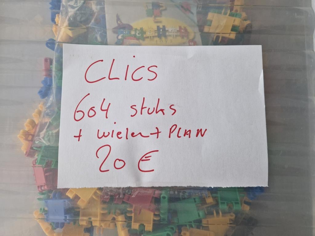 Clics, Ophalen of Verzenden