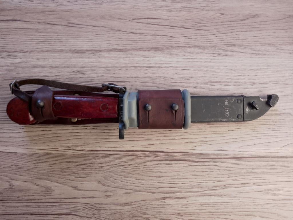 Baïonnette AKM-1 Roumanie., Enlèvement, Armée de terre, Couteau ou Poignard