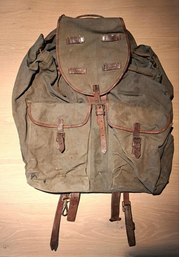 Duitse Zeldzame en goed gemarkeerde Duitse rugzak, Verzamelen, Militaria | Tweede Wereldoorlog, Ophalen of Verzenden