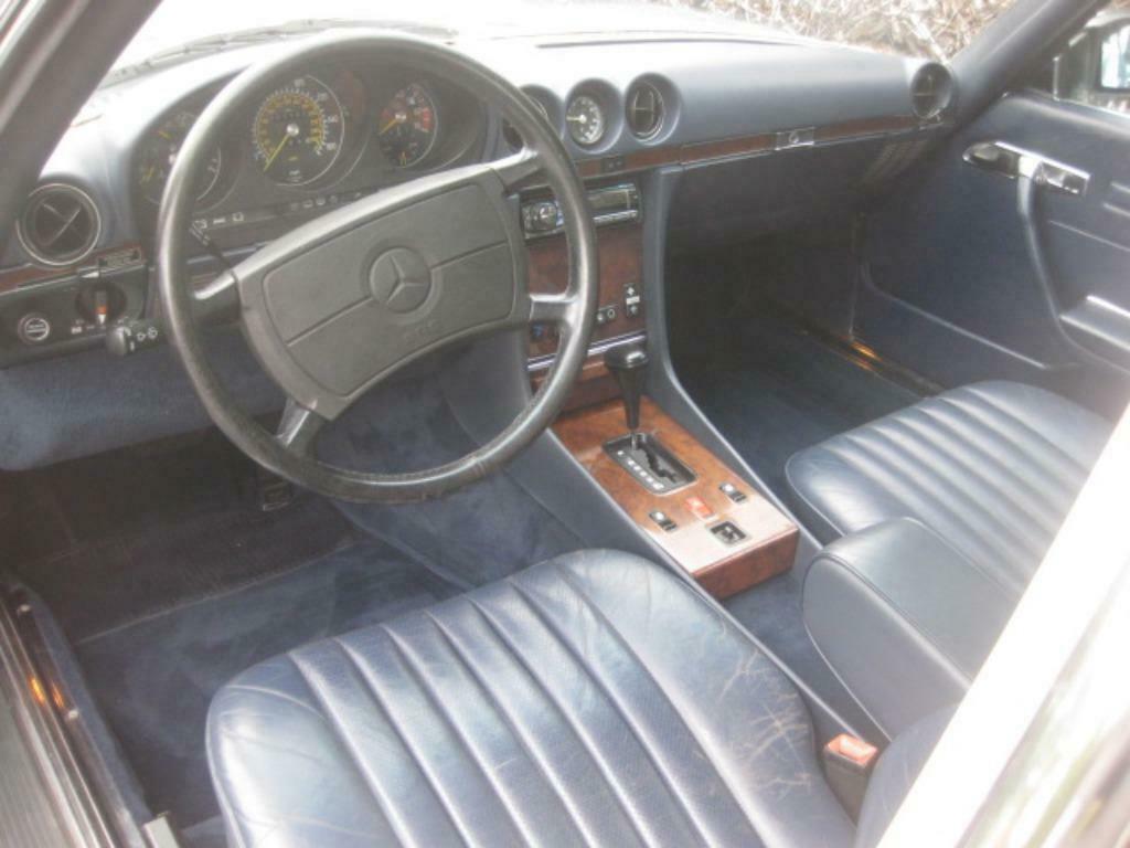 Mercedes SL 560 Cabrio 87 Pearl Grey Metallic 4 zit +Carfax, foto 2