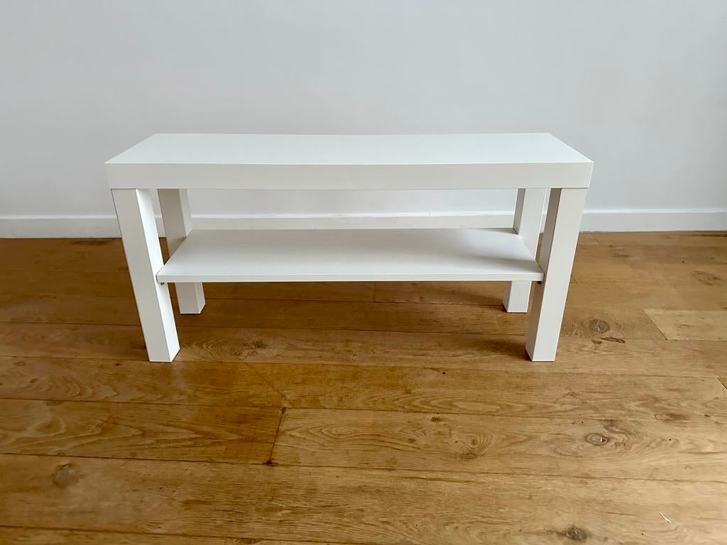 IKEA LACK tv-meubel – wit – geschikt tot 32 inch, 25 à 50 cm, Moins de 100 cm, Comme neuf, Enlèvement