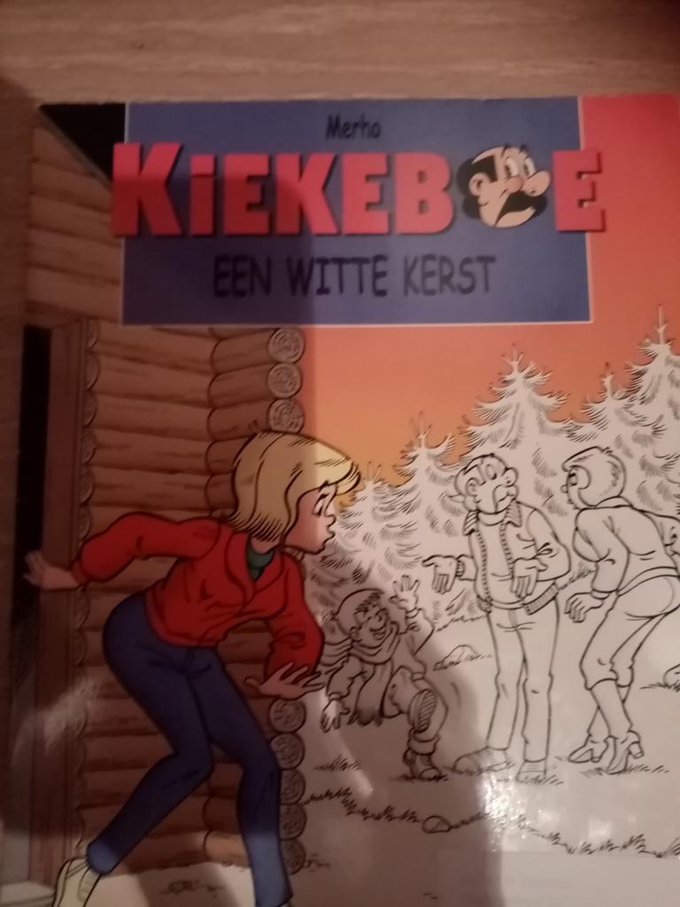 Strip Kiekeboe De witte kerst, Enlèvement, Utilisé