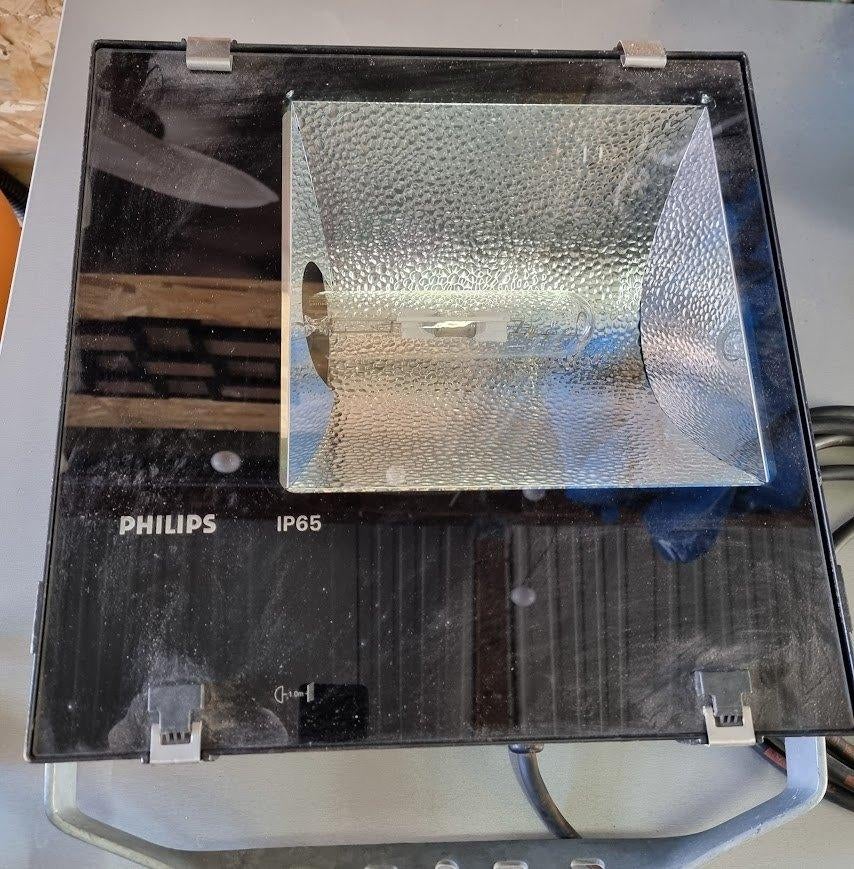 Philips schijnwerper, Ophalen, Gebruikt, Lamp