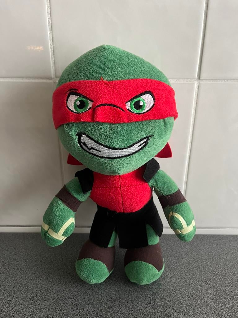 Knuffel Teenage Mutant Ninja Turtles Raphael - 32 cm, Ophalen of Verzenden, Zo goed als nieuw