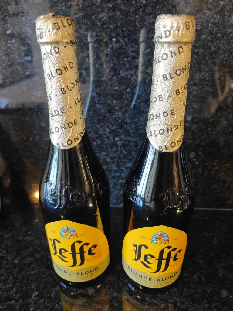 2 flessen 75cl Leffe Blond, Verzamelen, Ophalen