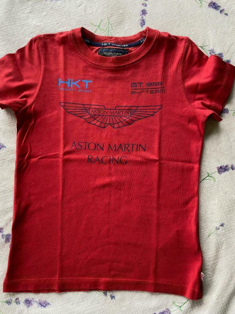 Hackett t-shirt Aston Martin 110-116, Gebruikt, Ophalen of Verzenden, Hackett, Shirt of Longsleeve