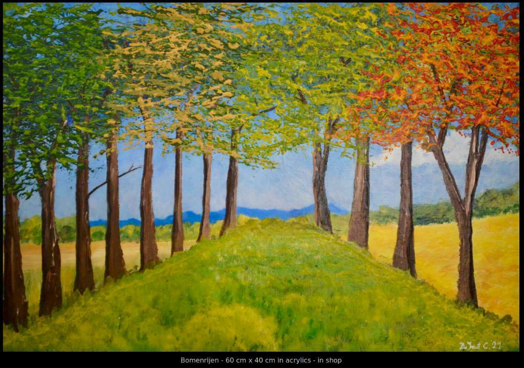 Schilderij bos, Enlèvement