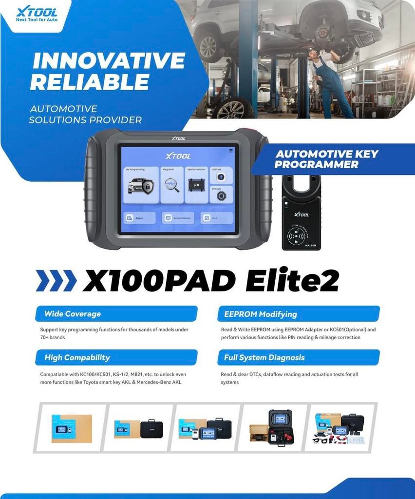 Xtool X100PAD Elite2 Key Programmer, Enlèvement ou Envoi