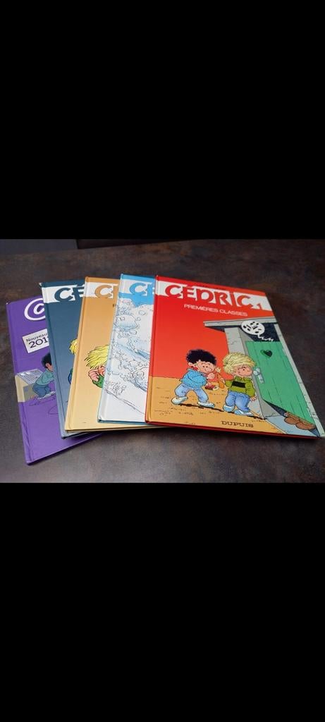 Lot de  5 bd Cedric, Livres, Enlèvement