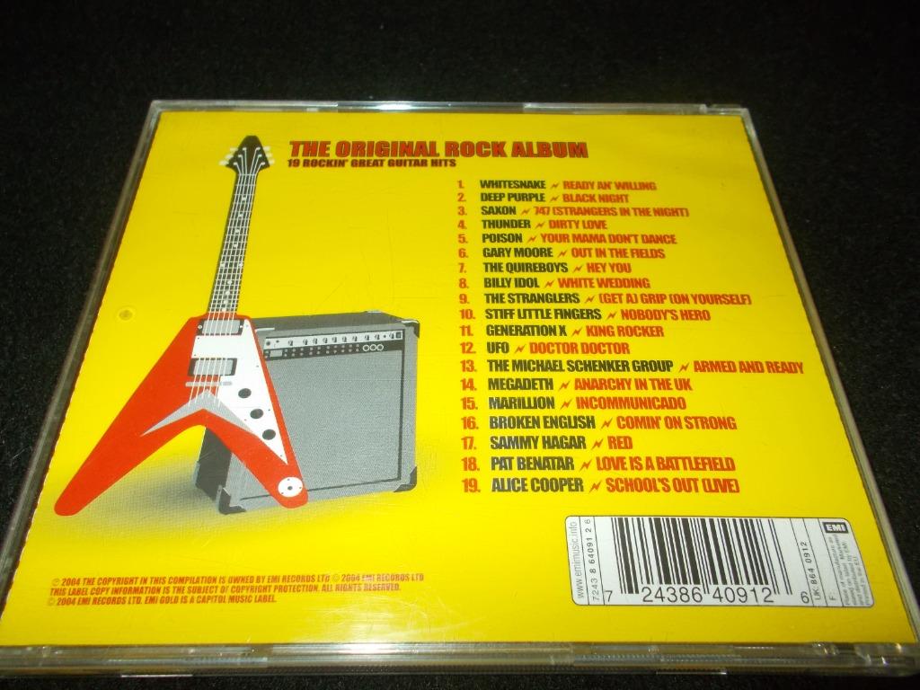 CD - The original Rock album - Hardrock - Metal, CD & DVD, CD | Compilations, Utilisé, Rock et Metal, Enlèvement