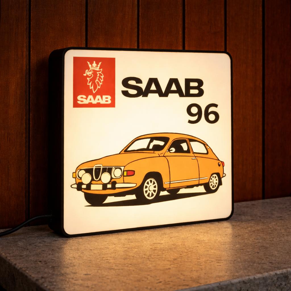 Saab 96 Lightbox, Verzenden, Nieuw, Lichtbak of (neon) lamp