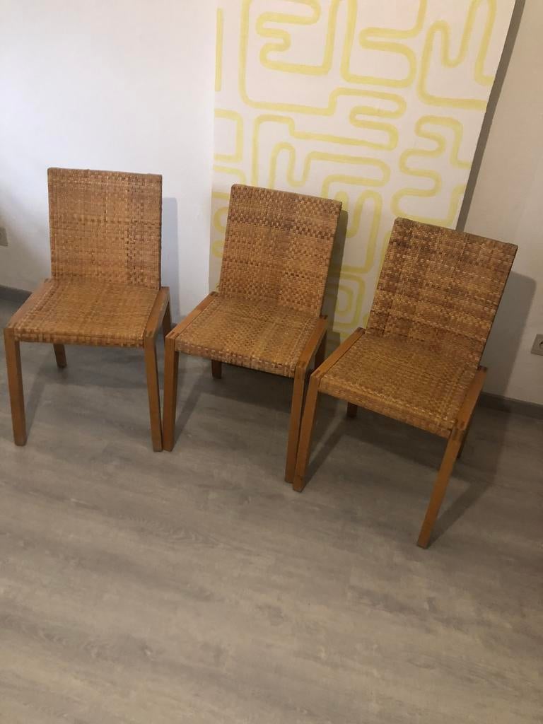 3 chaises en bon état, Enlèvement, Utilisé