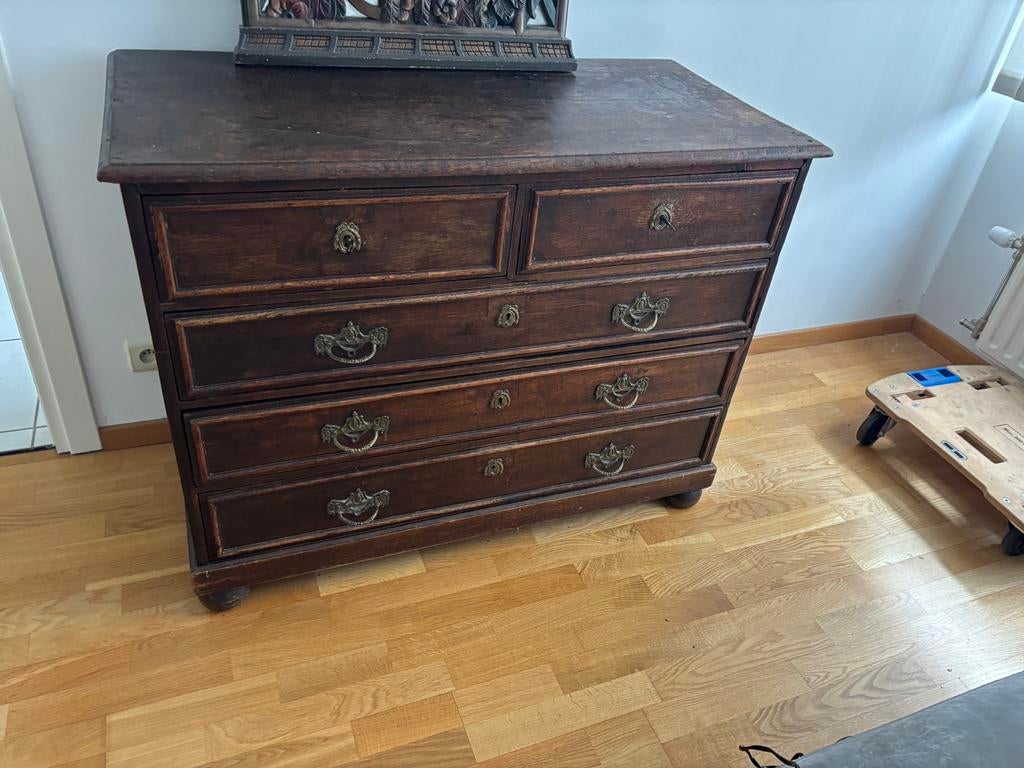 COMMODE ANCIENNE, 50 à 100 cm, Enlèvement, Utilisé, Chêne
