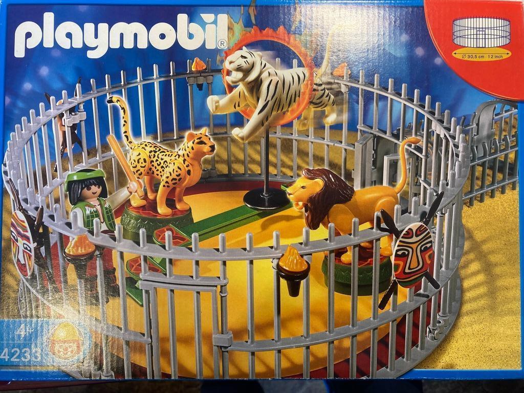 Dresseur avec cage aux fauves - 4233, Kinderen en Baby's, Speelgoed | Playmobil, Ophalen, Zo goed als nieuw, Complete set